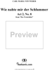 Der Freischutz, J277, Act 2, No. 8a,b - Wie nahte mir der Schlummer (Recitative), Leise, leise, fromme Weise (Aria)