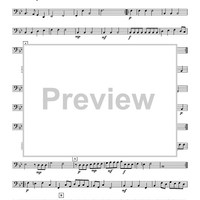 Fünffstimmigter blasender Music - Tuba