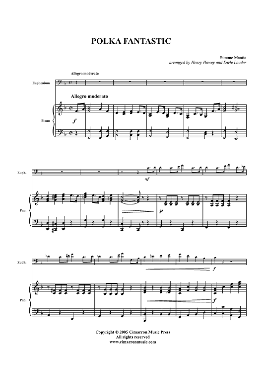 Polka Fantastic - Piano Score