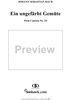 "Ein ungefärbt Gemüte", Aria, No. 1 from Cantata No. 24: "Ein ungefärbt Gemüte" - Piano Score