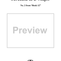 Serenata No. 2 in D Major - Violin 1