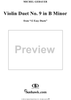 Violin Duet No. 9 in B Minor from "Twelve Easy Duets", Op. 10 - Violin 1