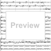 Brandenburg Concerto No. 6: Movement 1 - Score