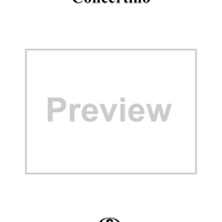 Concertino, Op. 107 - Piano Score