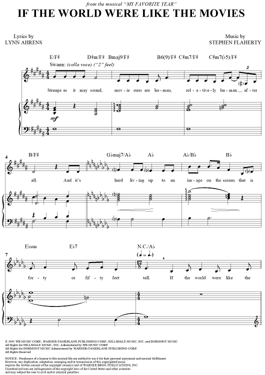 If the World Were Like the Movies