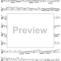 Trio Sonata in G major BWV1038 - Violin