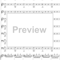 Samson, Act 2, No. 38: "Fix'd in his everlasting seat, Jehovah" - Score