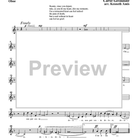 Belta poi che t'assenti - Oboe