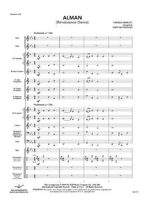 Alman (Renaissance Dance) - Score