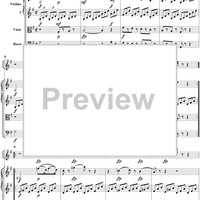 Sinfonia, from "La Finta Semplice", K46a (K51) - Full Score