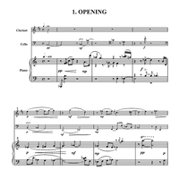 The Graham Trio - Piano Score