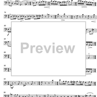 Konzert for horn and string orchestra op.107 [set of parts] - Cello