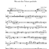Was mit den Tränen geschieht - Bassoon (or Contrabassoon