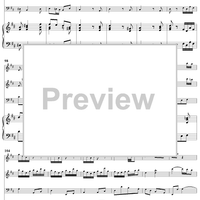 Trio Sonata No. 1 in D Major - Piano Score