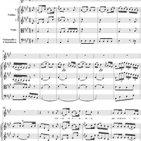 Aria for Soprano and Strings: "Conservati fedele", K23 - Full Score