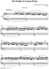 Six Etudes in Canon Form, Opus 56, No.1 - Pas trop vite