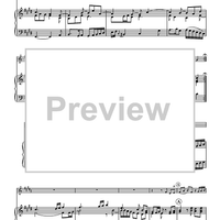 Sonata in E Major, BWV 1035 - Piano Score