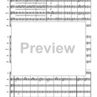 Slavonic Dance NO. 1 In C, Op.46 - Score