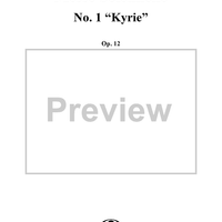 Solemn Mass, Op. 12: No. 1, Kyrie
