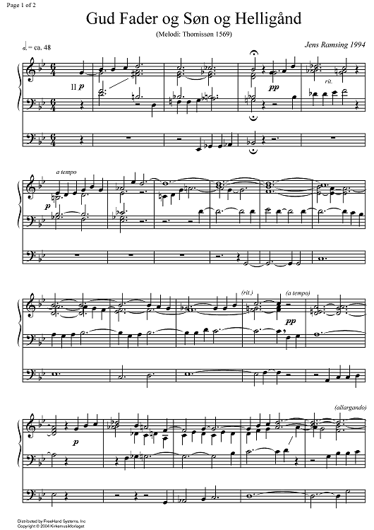 Gud Fader og Søn og Helligånd (Prelude)