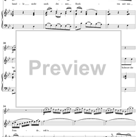 "Handle nicht nach deinen Rechten", Aria, No. 2 from Cantata No. 101: "Nimm von uns, Herr, du treuer Gott" - Piano Score