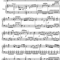 Concerto Eb Major - Score