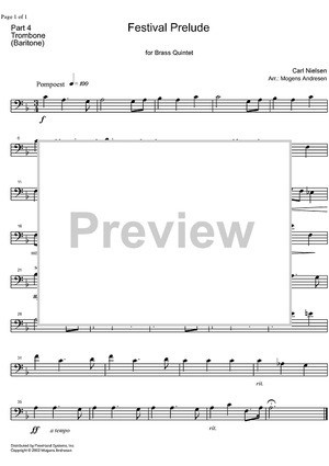 Festival Prelude - Trombone 2