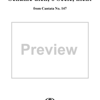 "Schäme dich, o Seele, nicht", Aria, No. 3 from Cantata No. 147: "Herz und Mund und Tat und Leben" - Violin