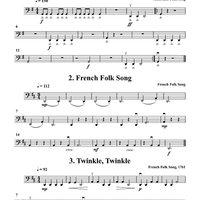 Twenty Folk Tunes for Cello Quartet (or Trio) - Violoncello 4