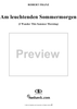 Six Lieder, Op. 11, No. 2: I Wander This Summer Morning  (Am leuchtenden Sommermorgen)