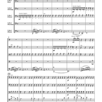 The Erlking for Cello Quintet - Score
