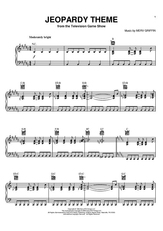 Jeopardy Theme