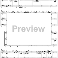 Trio in A Major Op. 3, No. 5 - Score