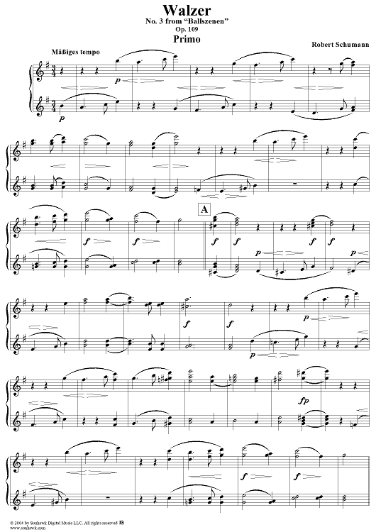 Ballszenen, No. 3: Walzer