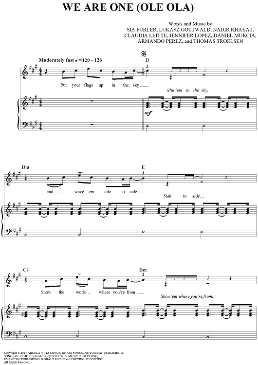 We Are One (Ole Ola)