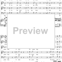 We Praise Thee, O God - No. 1 from Dettingen Te Deum - HWV283