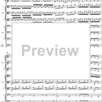 Brandenburg Concerto No. 3: Allegro - Score