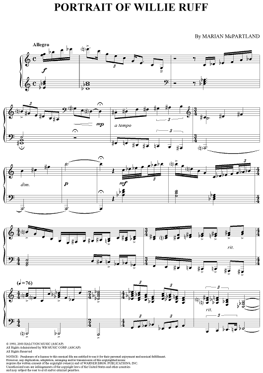 Portrait of Willie Ruff