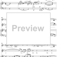 "Christen müssen auf der Erden", Aria, No. 3 from Cantata No. 44: "Sie werden euch in den Bann tun" - Piano Score