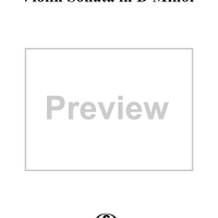 Violin Sonata No. 7 - Piano Score