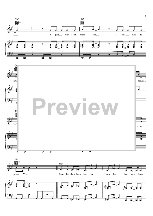 Shackles (Praise You)" Sheet Music by Mary Mary; Mandisa for Piano