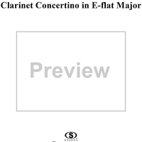 Clarinet Concertino in E-flat Major, Op. 26 - Clarinet