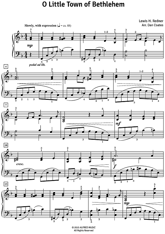 O Little Town of Bethlehem