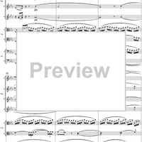String Octet, Op. 20, Movement 2 - Score