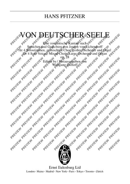 A German Soul - Full Score