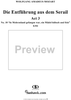 "Die Entführung aus dem Serail", Act 3, No. 18 "In Mohrenland gefangen war ein Mädel hübsch und fein" - Full Score