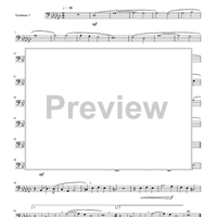 Two Madrigals, Vol. 11 - from Morley's "First Book of Madrigals to 4 Voices" (1594) - Trombone 3