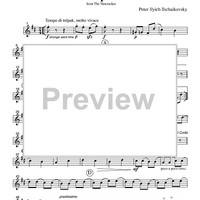 Trépak from the Nutcracker - Part 2 Clarinet in Bb