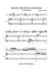Sonata for Flute and Piano - Piano Score
