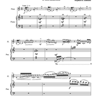 Sonata for Flute and Piano - Piano Score